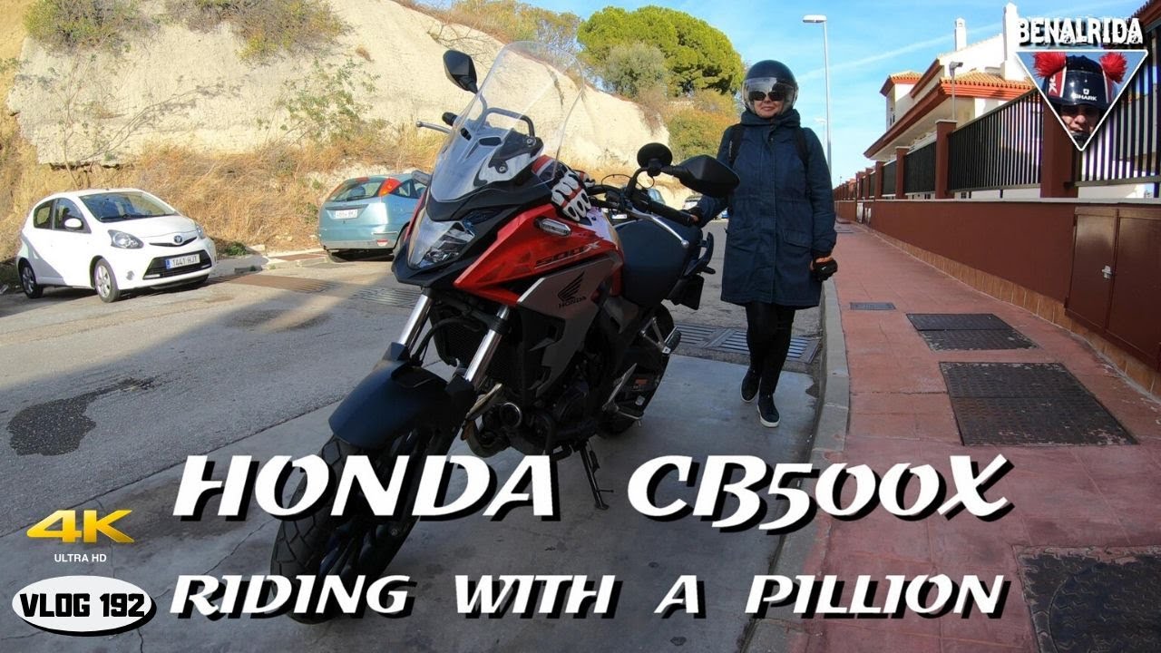 Honda CB500X - Riding with a pillion - VLOG192 [4K]
