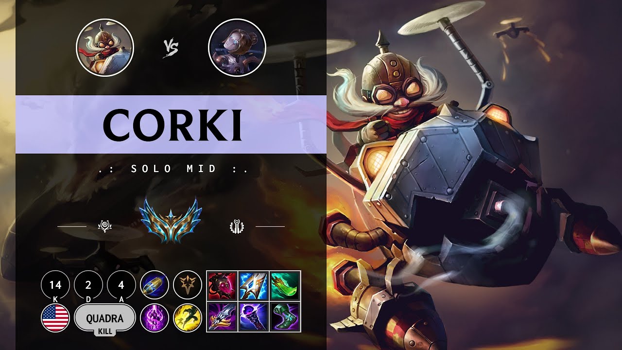 Corki Mid vs Orianna - NA Challenger Patch 14.9