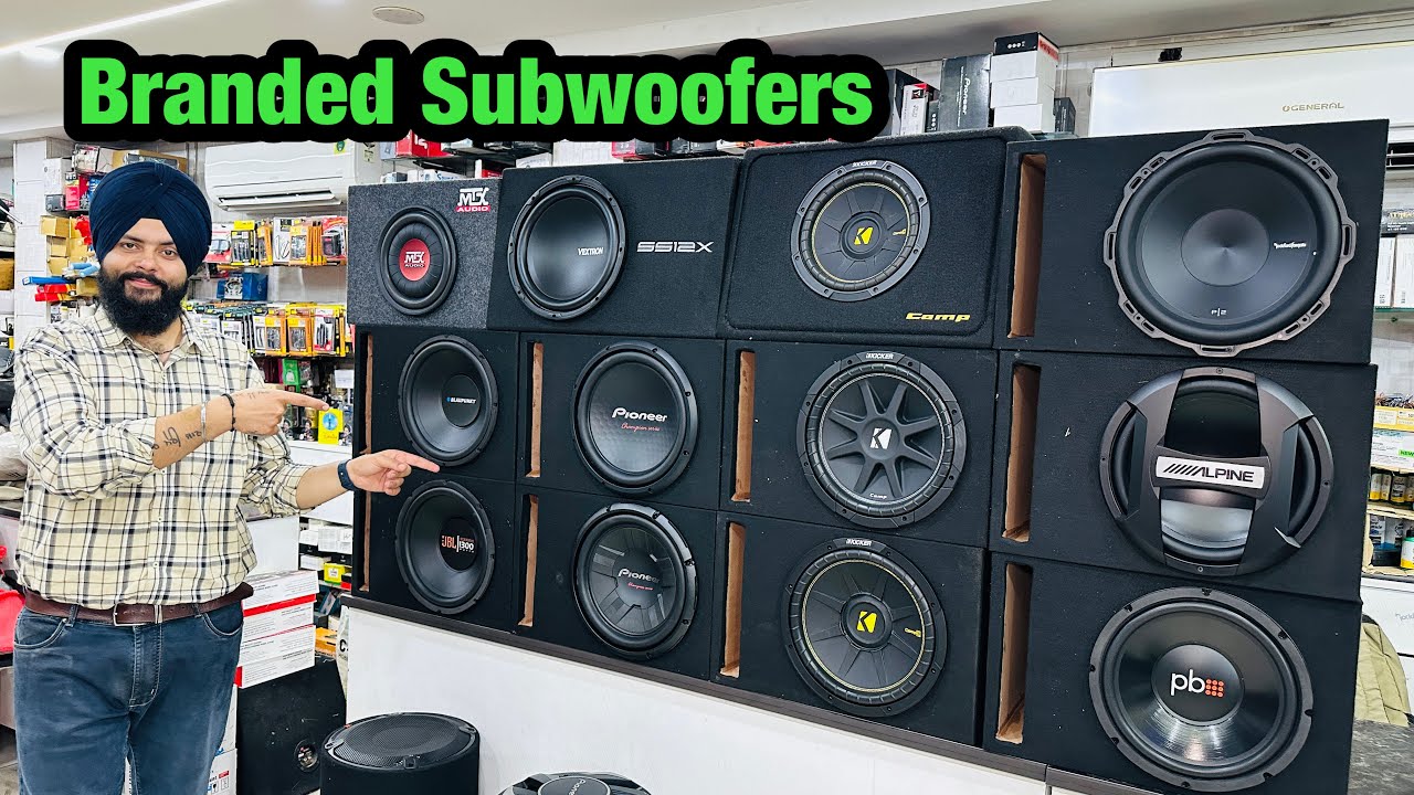 Rs-2600/- Mein Branded Subwoofer | Pioneer,JBL,Kicker,Rockford P2 | Car Planet | Modified Club