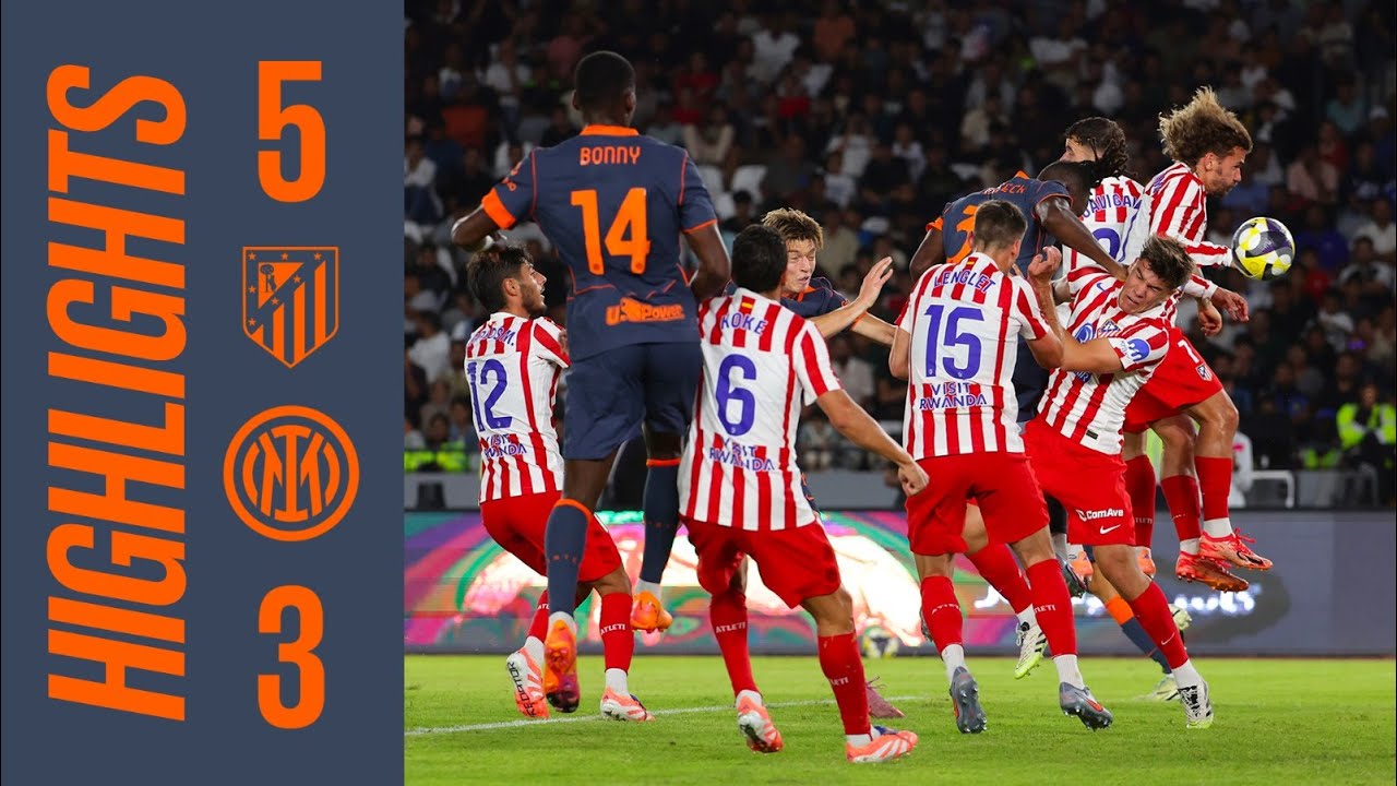 BISSECK DI TESTA: LA NOSTRA SFIDA IN LIBIA 🫡 | ATL&Eacute;TICO MADRID 5-3 INTER | HL AMICHEVOLE 2025/26 ⚽⚫🔵