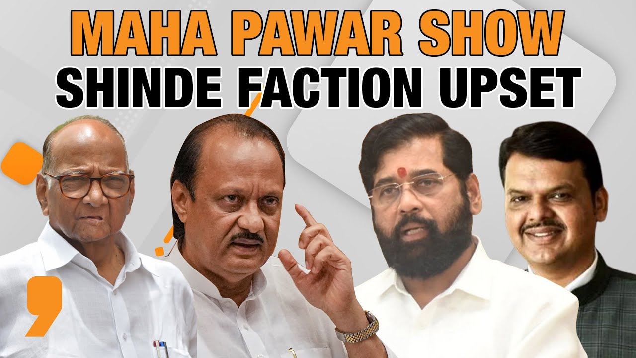 The NCP Pawar Play: Sharad vs Ajit show of strength | Shinde Camp disquiet over Ajit&rsquo;s Entry | News9