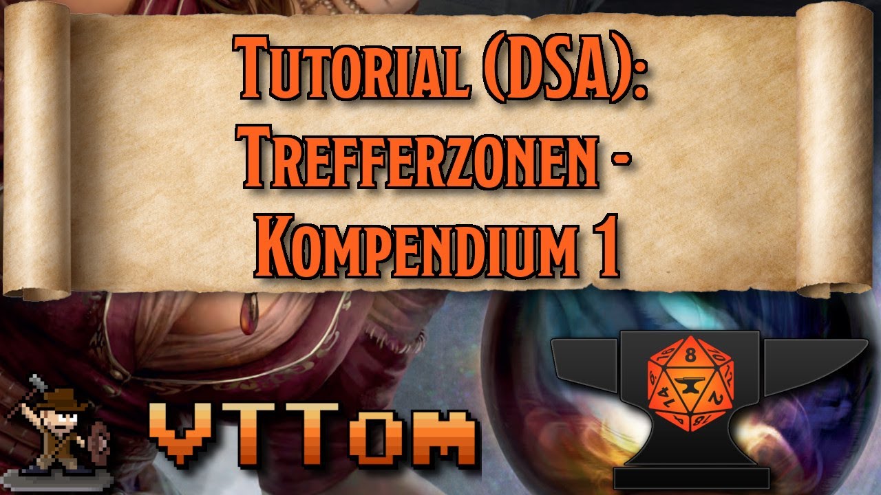 Trefferzonen - Kompendium 1 - DSA5 Foundry VTT [Toms Tutorials]