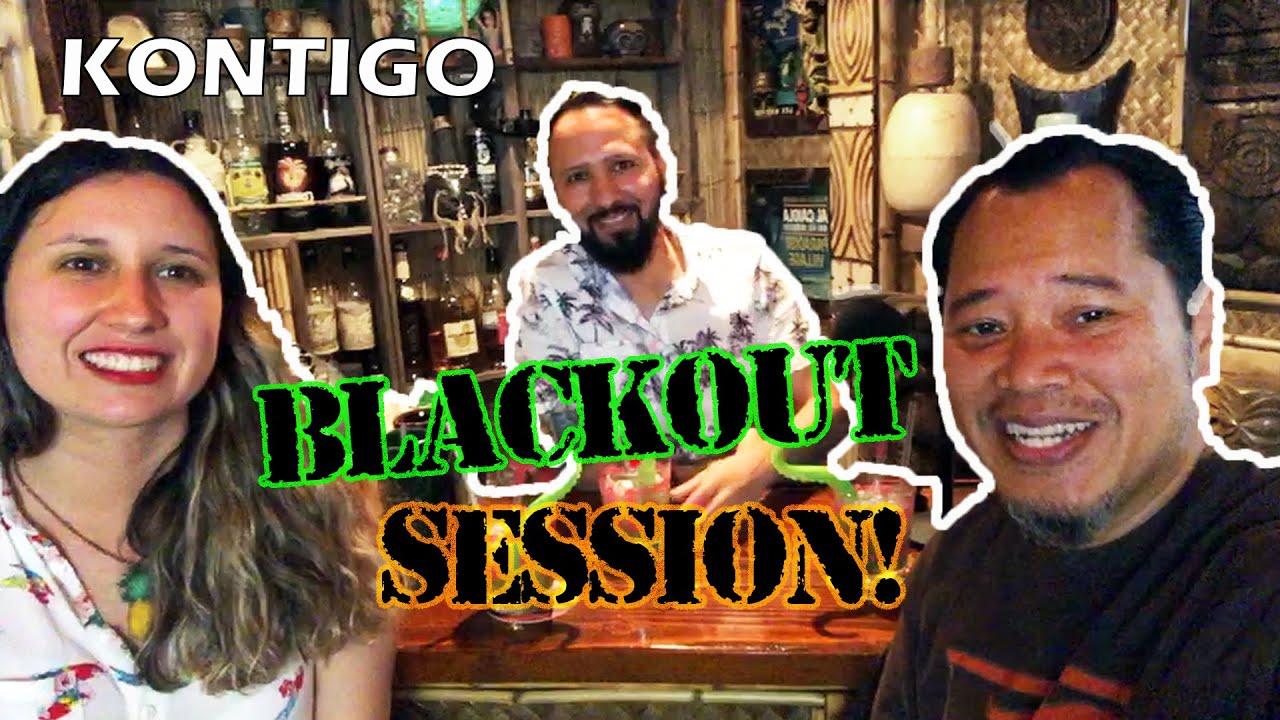 Inside the Desert Oasis Room Podcast with Kontigo Tiki Bar! Behind the Scenes and BLACKOUT!