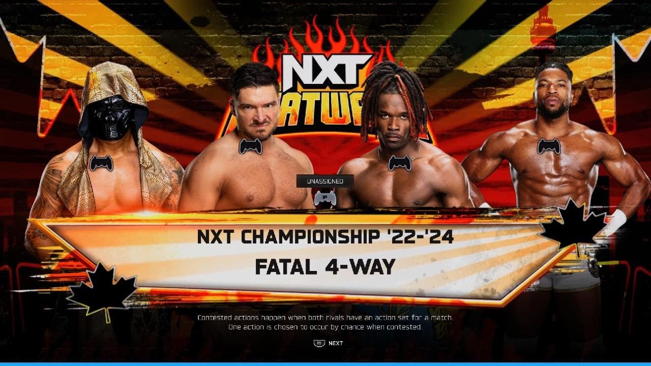 Je'von Evans vs Ethan Page vs Shawn Spears vs Trick Williams | NXT Championship | NXT Heatwave