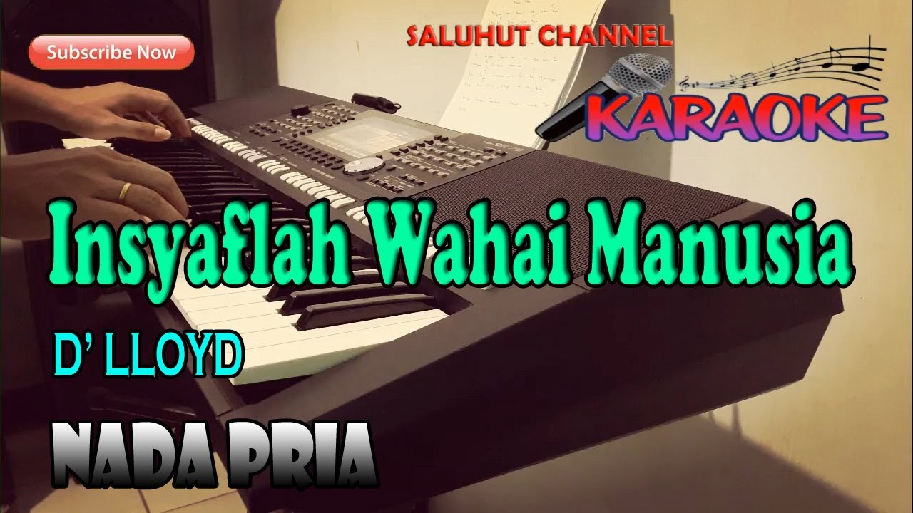 KEAGUNGAN TUHAN [KARAOKE] NADA PRIA E=DO