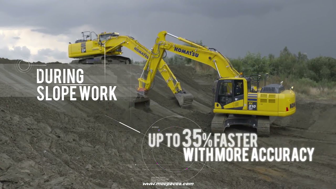 Escavadora KOMATSU PC210LCI 10 - Controlo de M&aacute;quina inteligente!