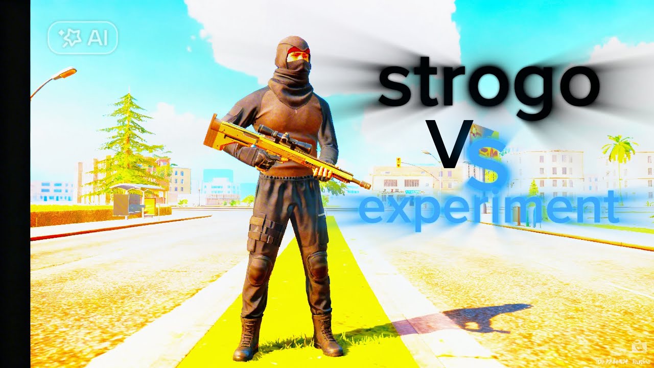 Вынес нищего бичка на снайпе | strogo vs experiment