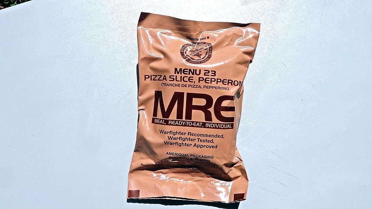 Tasting US Military Pizza MRE (Meal Ready to Eat)