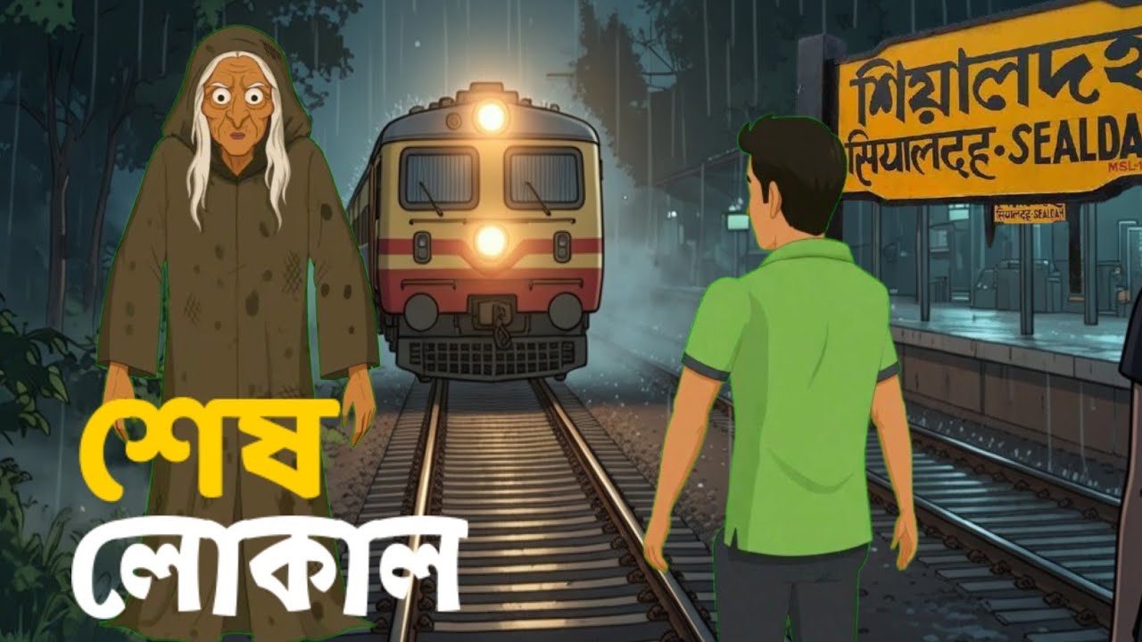 শেষ লোকাল | Bhuter Cartoon | Bengali Horror Cartoon | গ্রাম বাংলার ভূত | ঠাকুমার ঝুলি | horror story