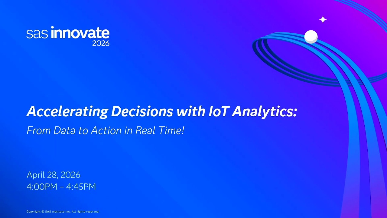 Ускорение принятия решений с помощью IoT-аналитики: от данных к действиям в режиме реального врем...