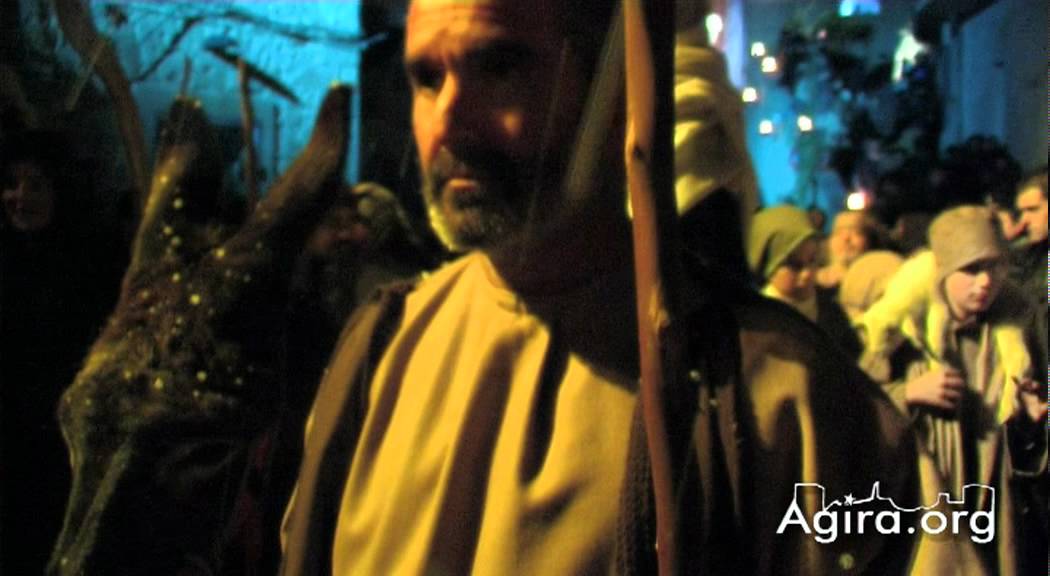 Presepe Vivente della notte di Natale 2011 Agira (Enna) - Sicilia