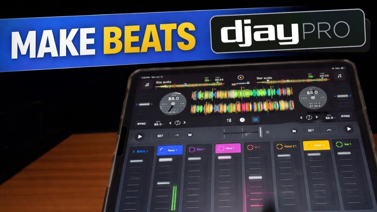 Как использовать лупер в Djay Pro для создания битов