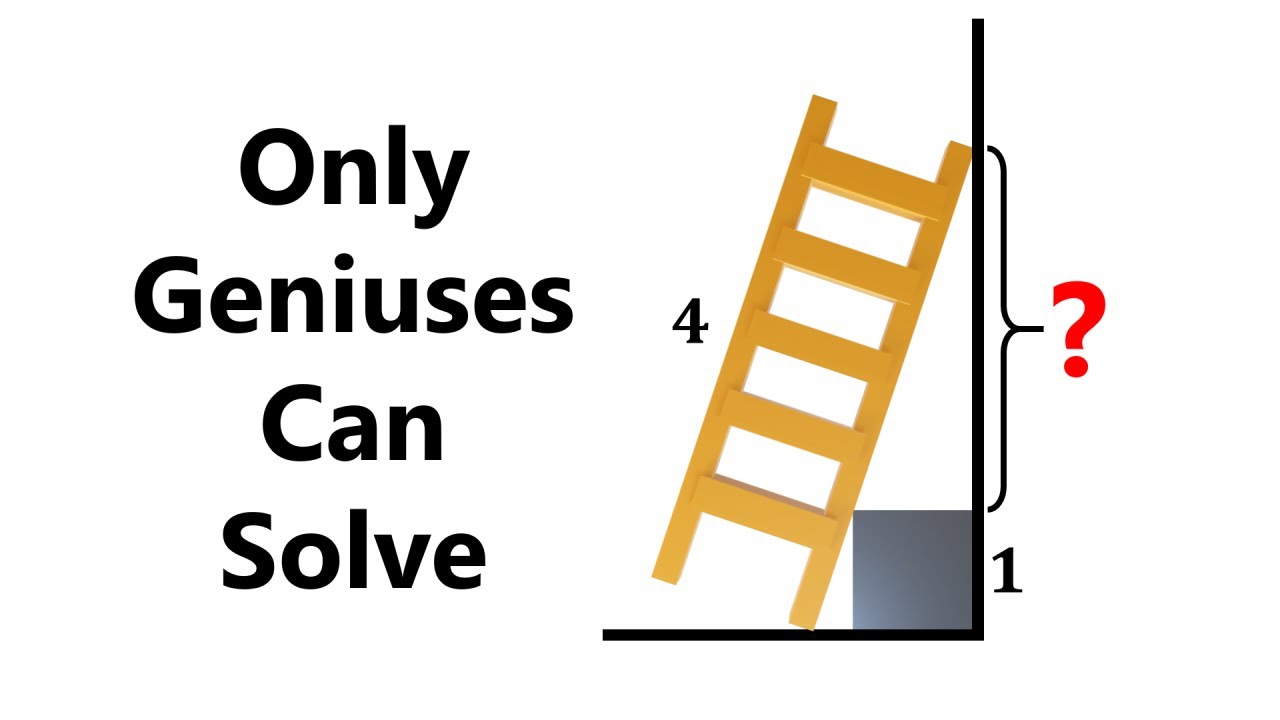 The ladder and box problem - a classic challenge!