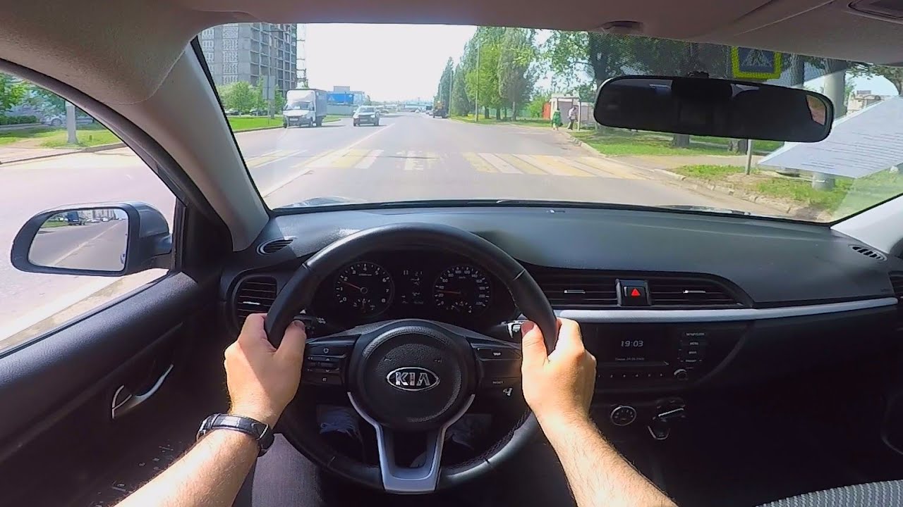 2020 KIA RIO  POV Test Drive