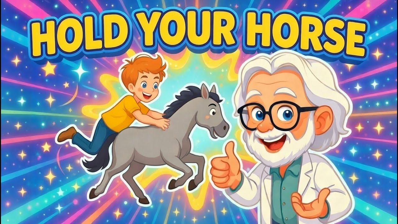 Hold Your Horses 🐎  |  Fun Idiom Song for Kids Learning English (#13)