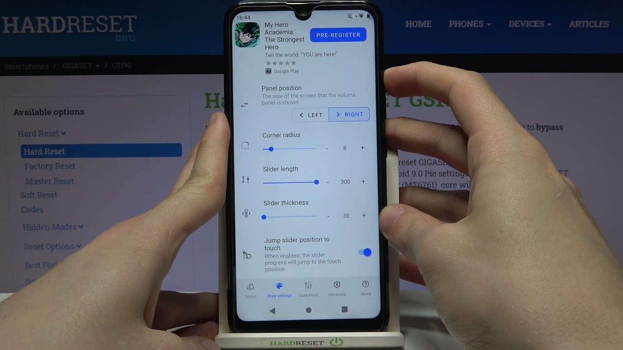 How to Customize Volume Panel in GIGASET GS190 &ndash; Download Volume Styles App