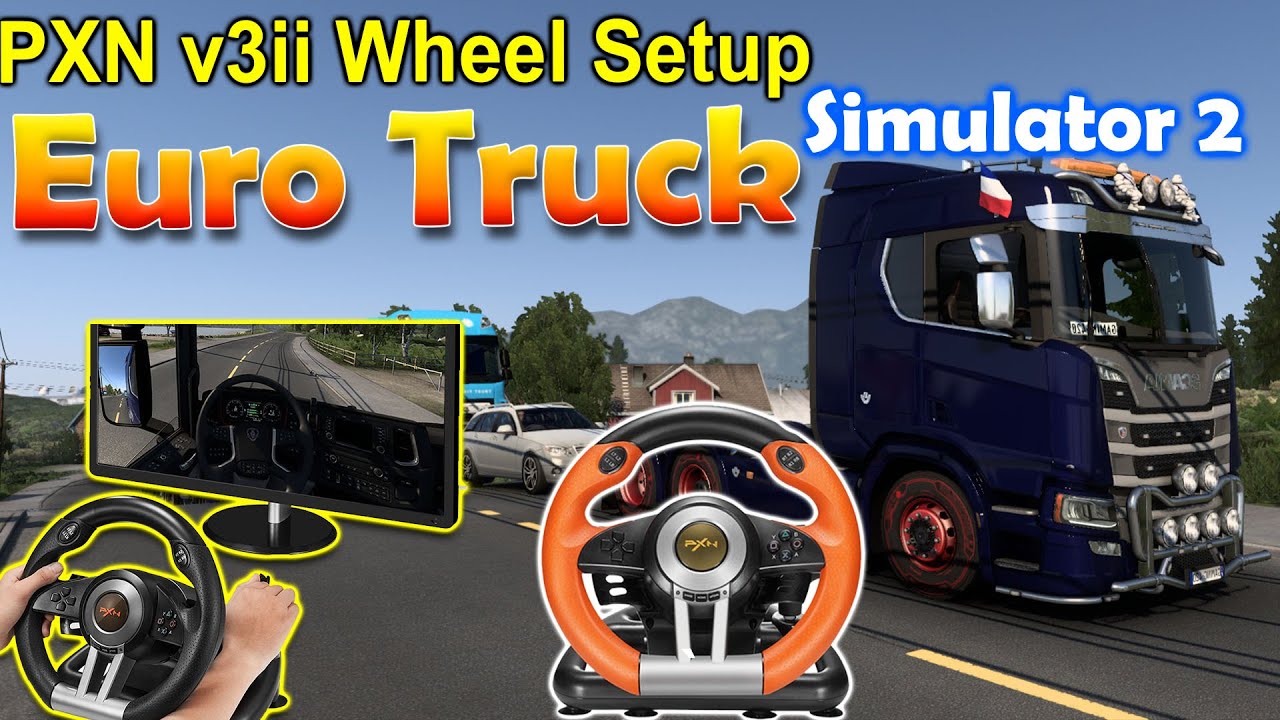 PXN V3 Pro Steering Wheel Key Setting for Euro Truck Simulator 2