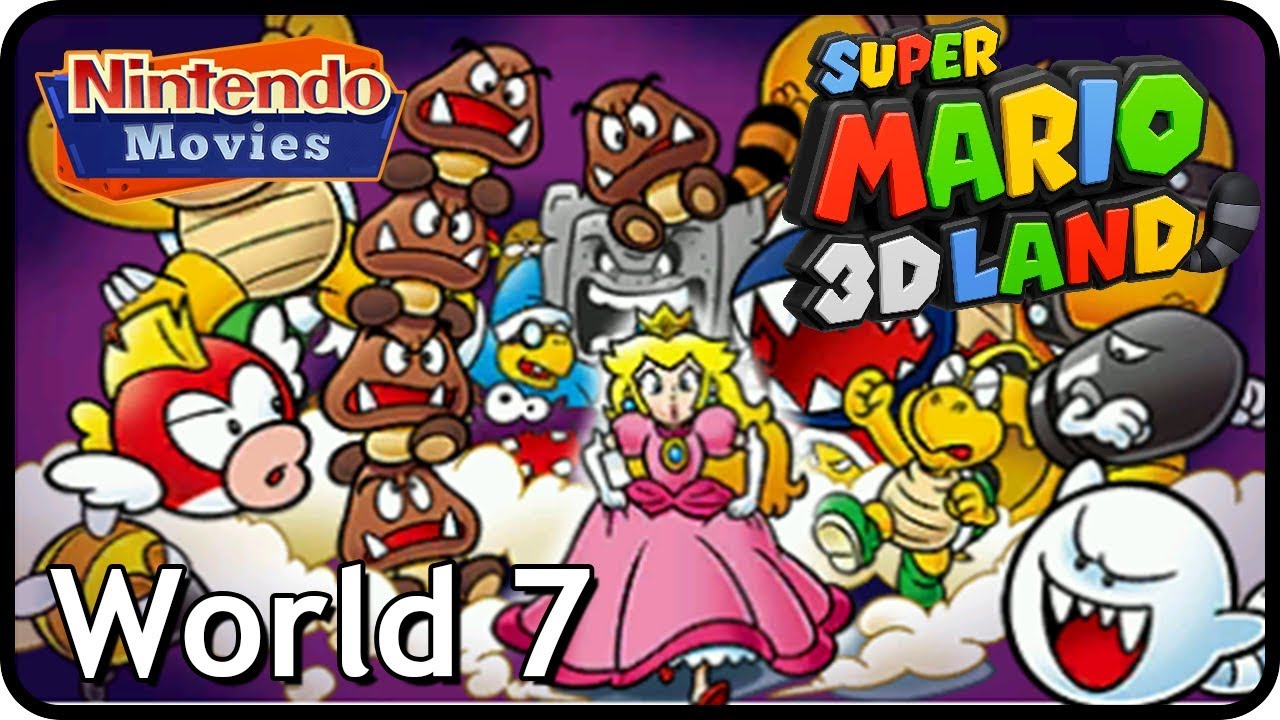 Super Mario 3D Land - World 7 (100% Walkthrough, All Star Coins)