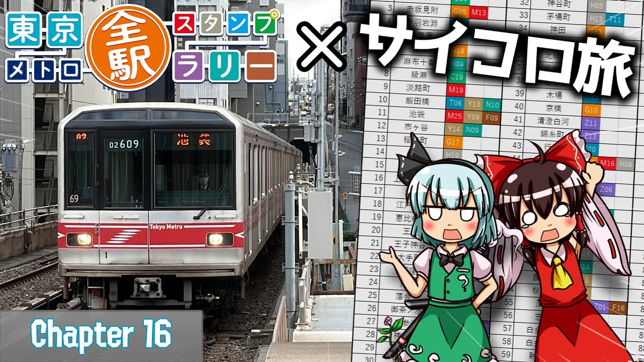 Chapter16｜サイコロの旅しながらスタンプ何個取れる？【鉄道旅ゆっくり実況】