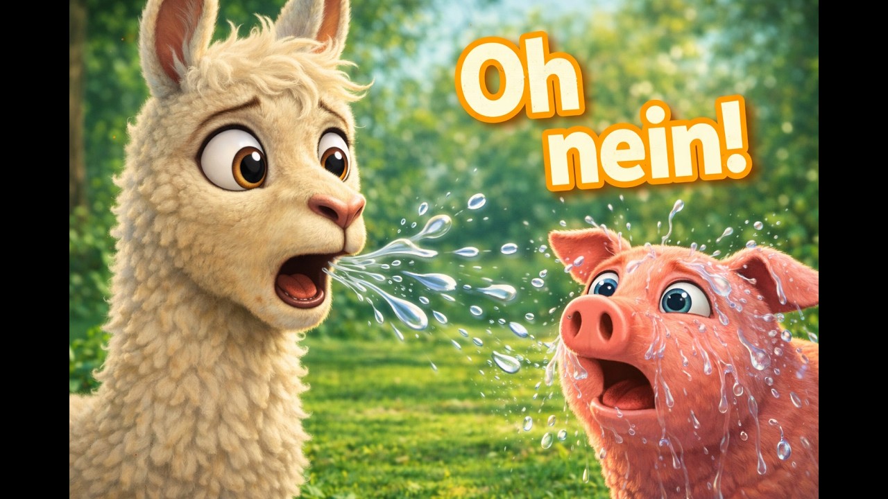 Das Lama mit der Spuck-Panne 🦙 | Lustige Tiergeschichte für Kinder (3–6 Jahre)