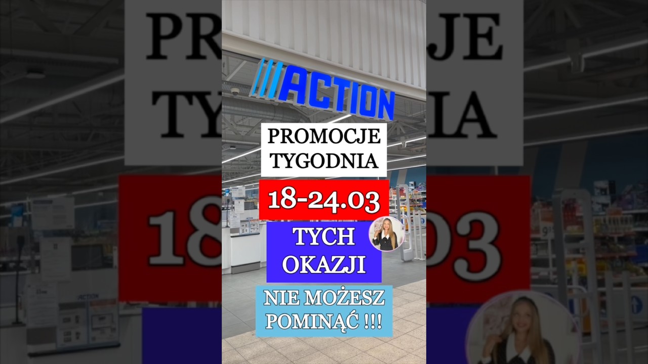 ✅ PROMOCJE 18-24.03‼️ #action #actioncowartokupić #actionhaul  #przeglądp&oacute;łek #zakupy #actionpolska