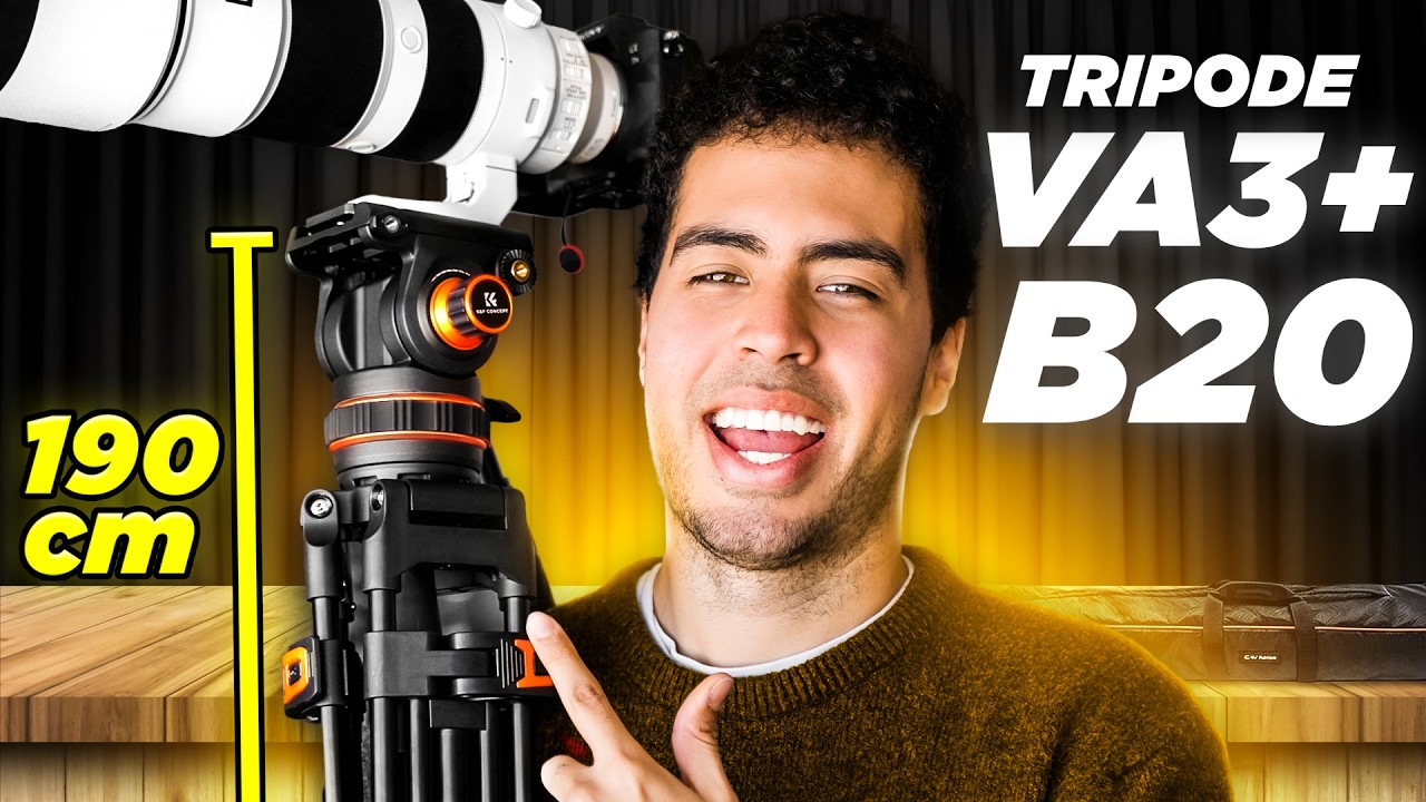 El mejor Tripode de video K&F Concept / VA3+BV20