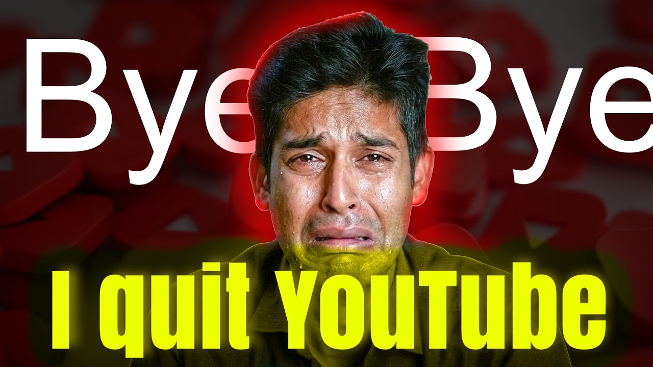 I am quitting YouTube | Good Bye my viewers | AS Informer