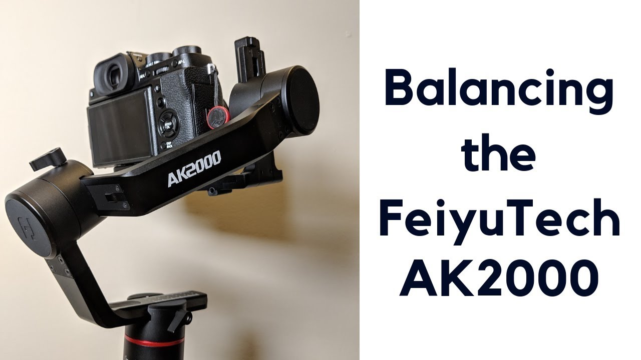 Как сбалансировать FeiyuTech AK2000 с Nikon D7000
