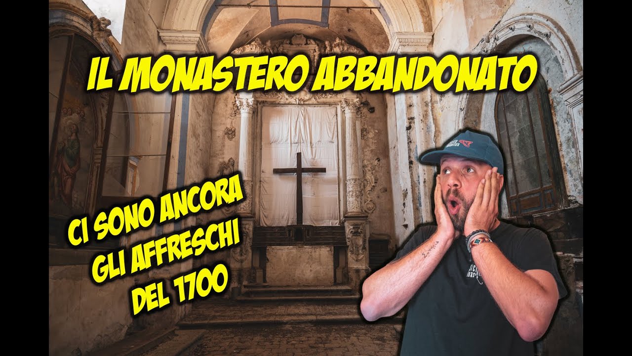 IL MONASTERO-Ci aspettavamo solo rovine, abbiamo trovato AFFRESCHI del 700 perfettamente conservati!