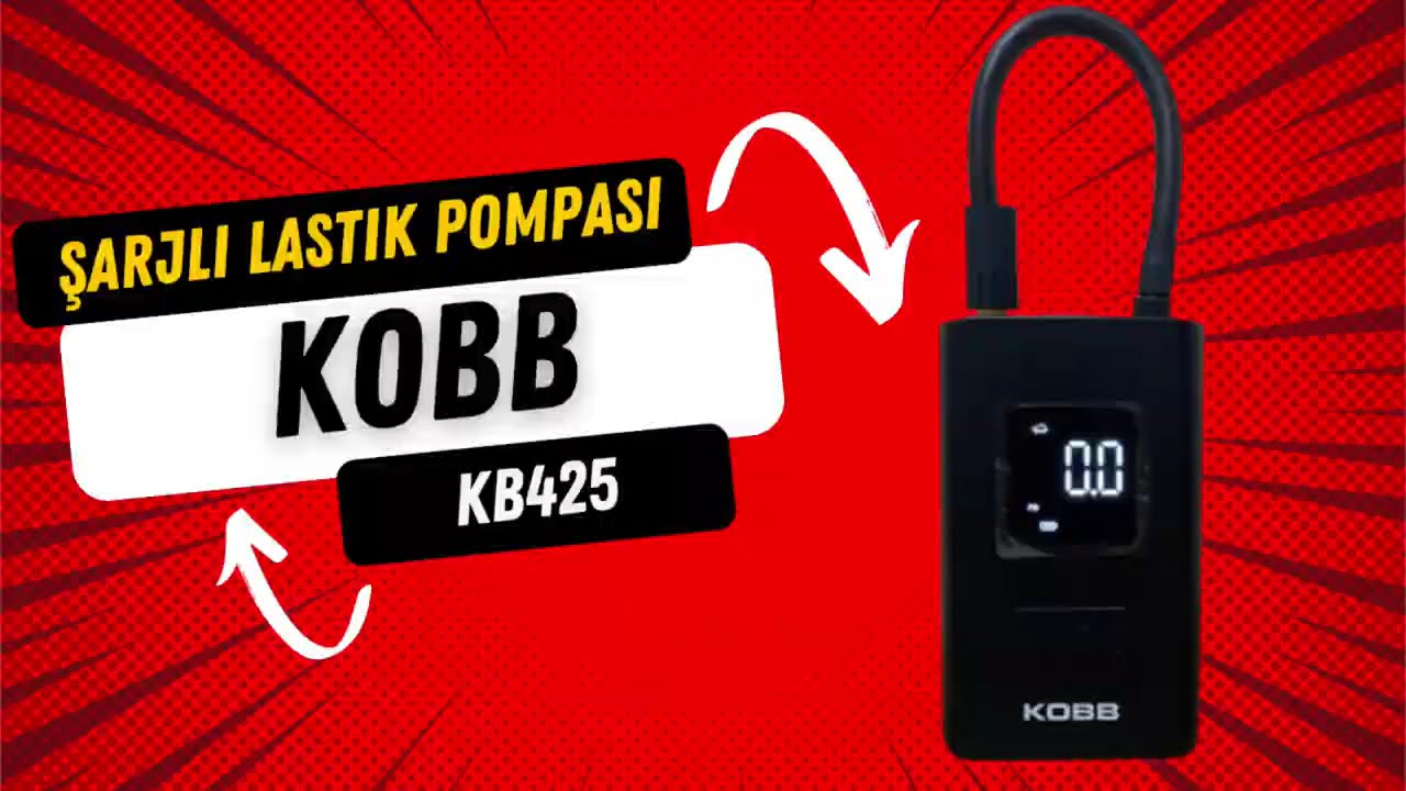 KOBB KB425 Şarjlı Lastik Pompası Kutu Açılışı ve Ön İnceleme