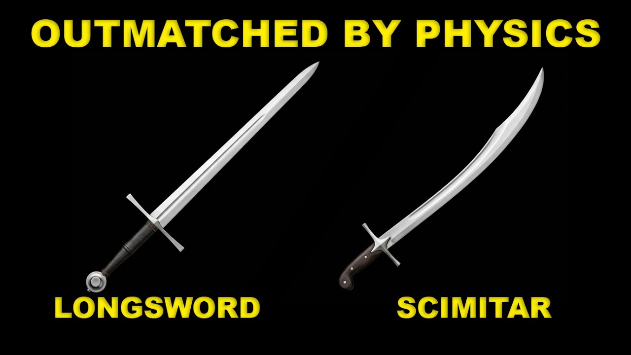 Why LONGSWORDS Would REALLY Destroy SCIMITARS (Physics Proves It)