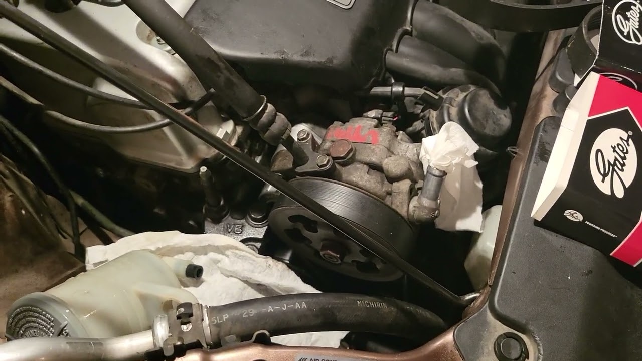 2002-2006 Honda CRV AC Compressor Belt Bypass Best Method (K24 Engine)