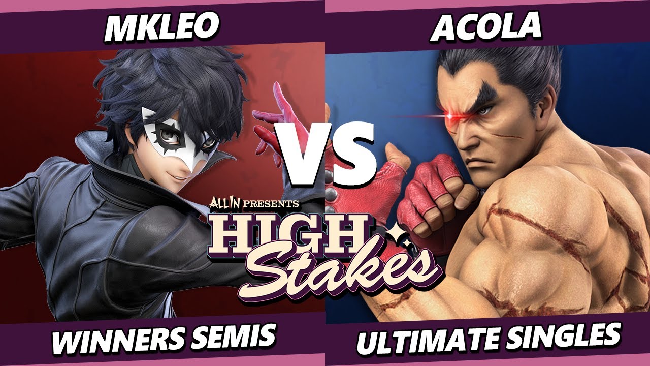 High Stakes TOP 8 - MkLeo (Joker) Vs. acola (Roy, Kazuya) Smash Ultimate - SSBU