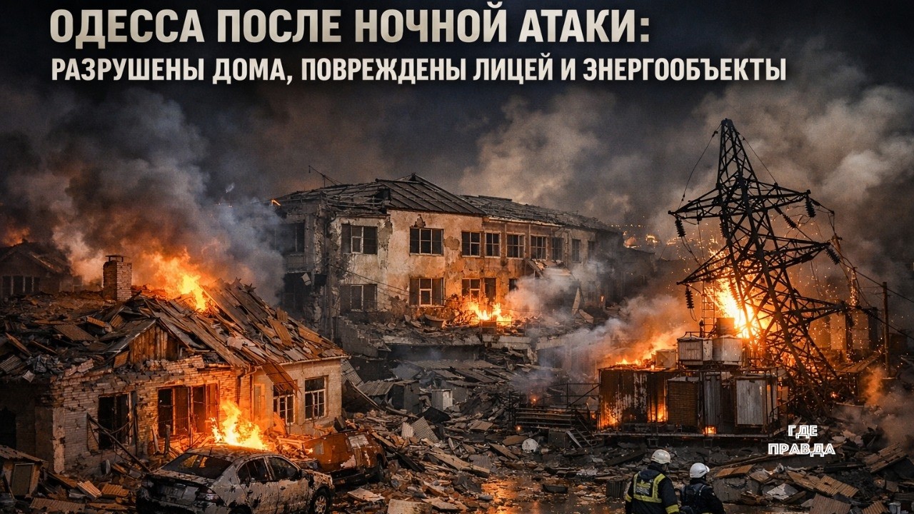 Одесса после удара: горят дома и энергообъекты. Беспилотник атаковал школу в Энергодаре