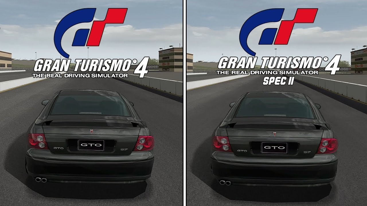 GT4 vs GT4 Spec II | Pontiac GTO 5.7 Coupe | Sound Comparison