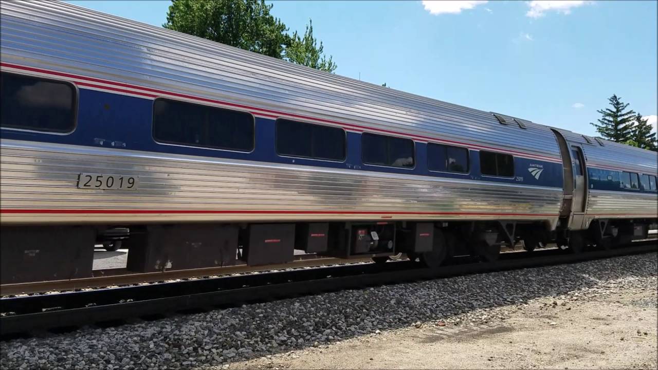 Rare Amtrak on CSX Willard Subdivision Through Fostoria, Ohio