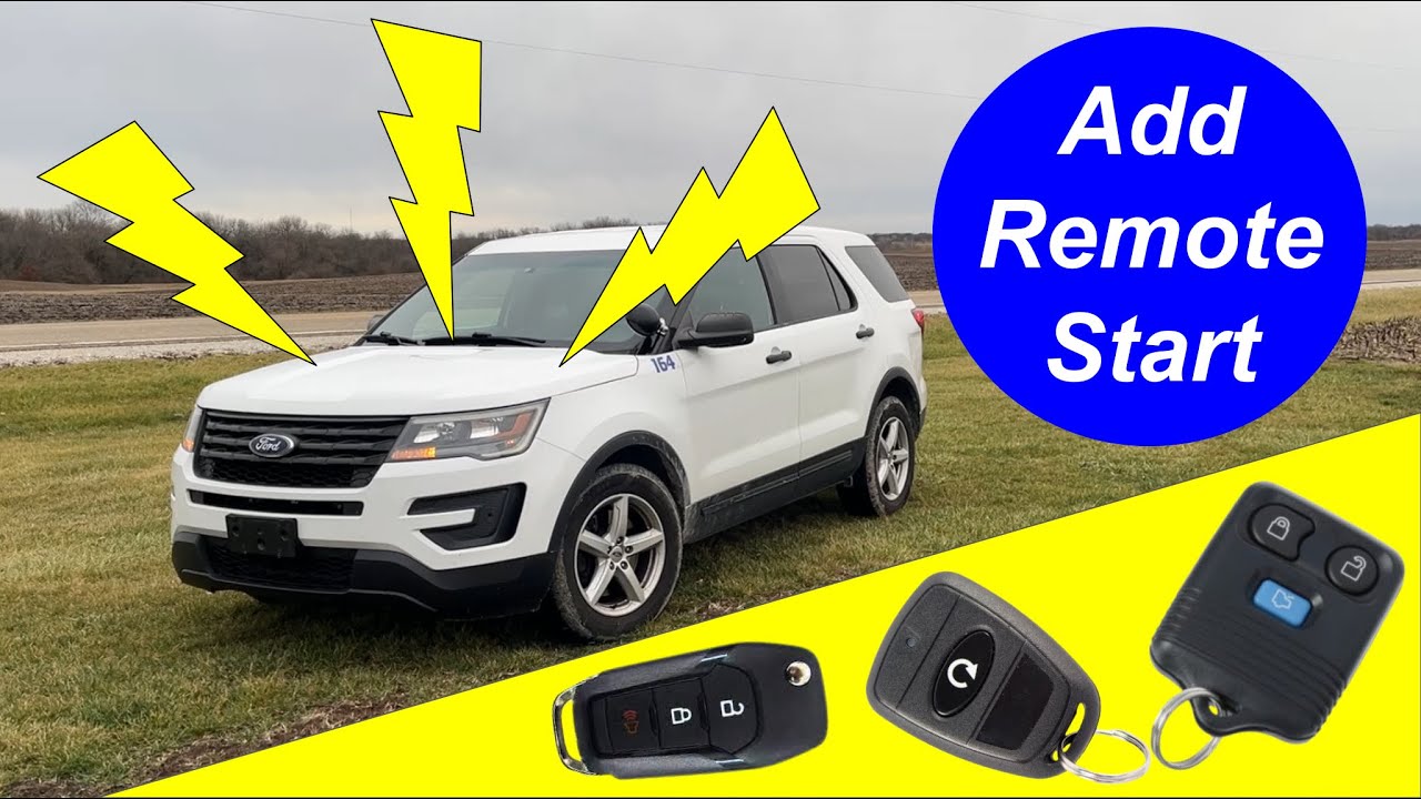 Добавьте OEM Remote Start — Ford Explorers и Interceptor Utilities