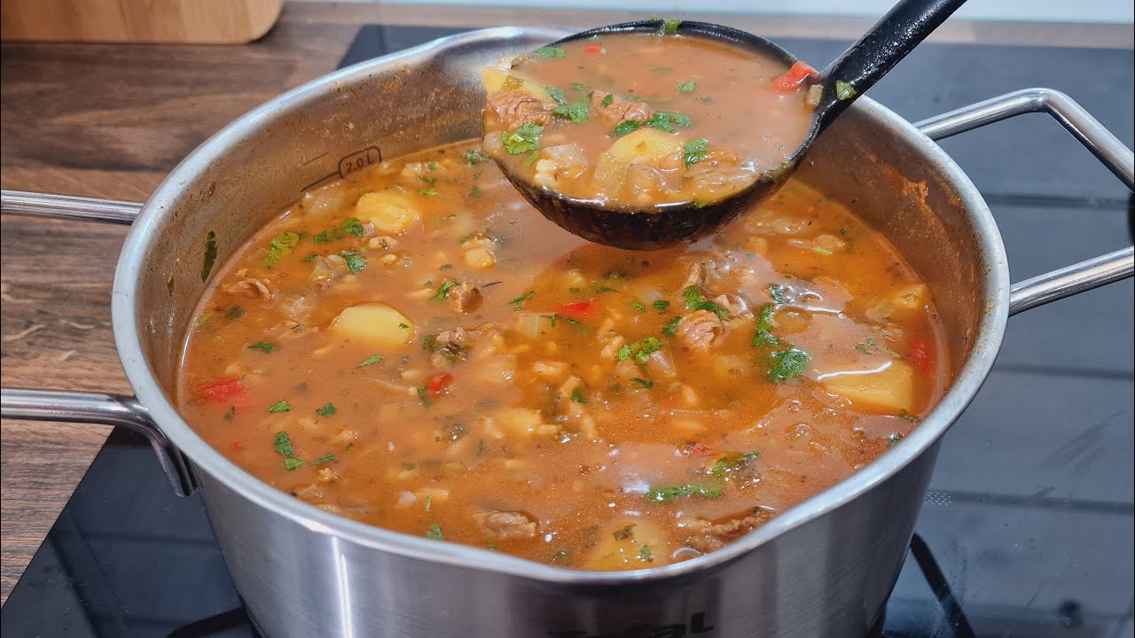 Рецепт грузинского супа с говядиной и овощами! Знаменитый рецепт супа ХАРЧО!
