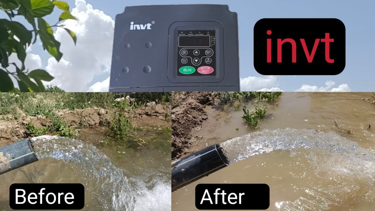 How to increase solar tube well water pressure | INVT VFD Pb Setting Tubewell water