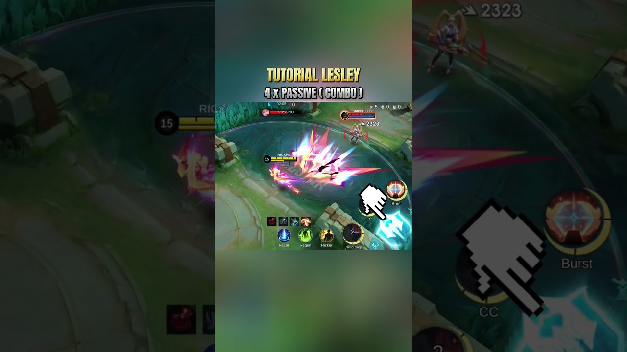 Tutorial Lesley | MAX DAMAGE COMBO | Mobile Legends #MLBBCreator #MLBBALLSTAR #mobilelegends