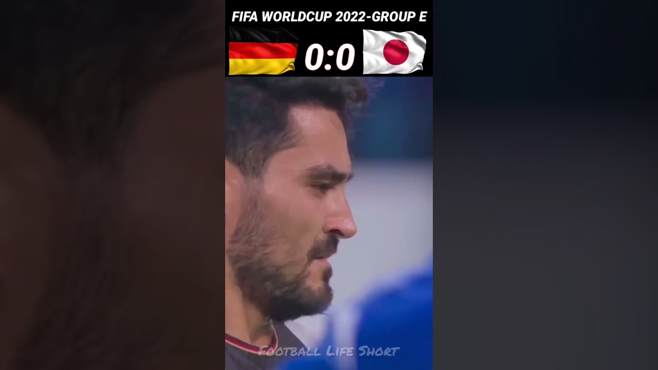 Germany 🇩🇪 vs Japan 🇯🇵 Group E | Football FIFA WorldCup Qatar 2022. #germany #japan  #Short