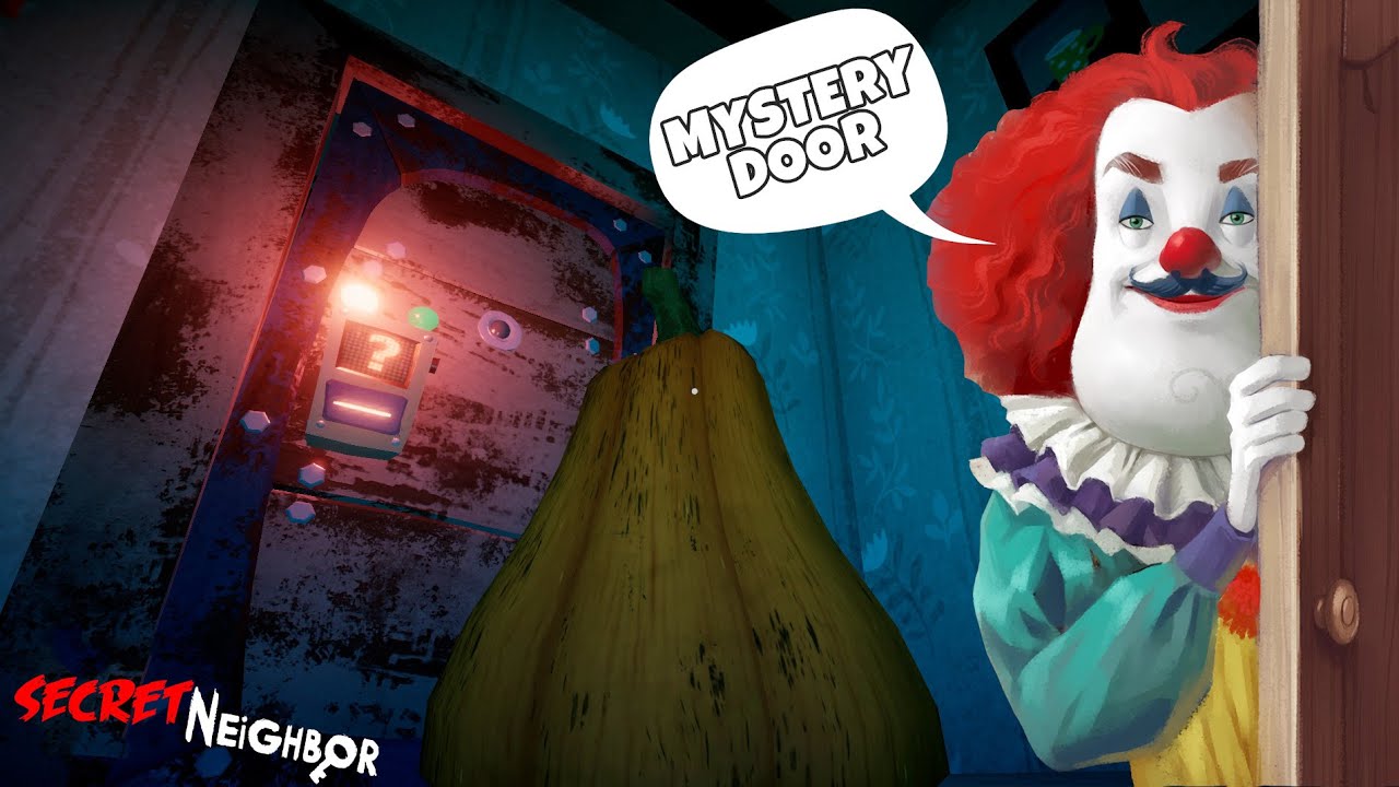 OPENING THE MYSTERY DOOR in SECRET NEIGHBOR !