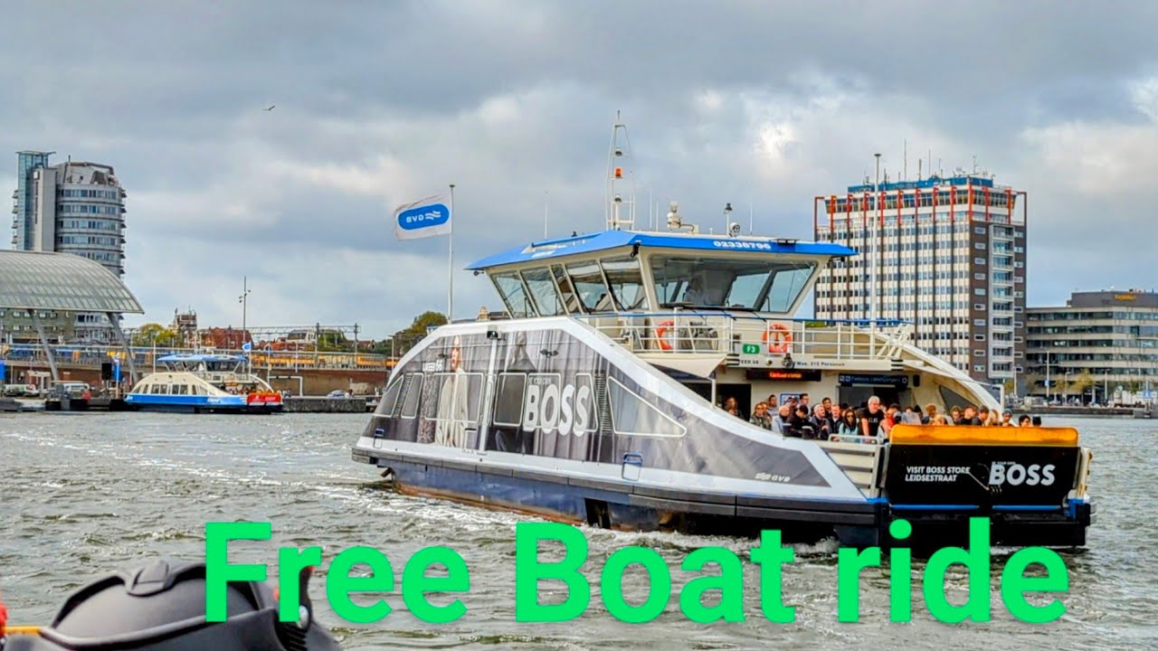 # Free Boat ride Amsterdam Central #