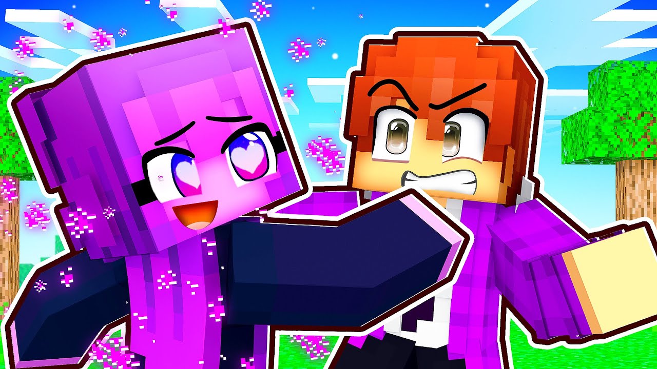 SOU O CRUSH da GAROTA ENDERMAN no Minecraft