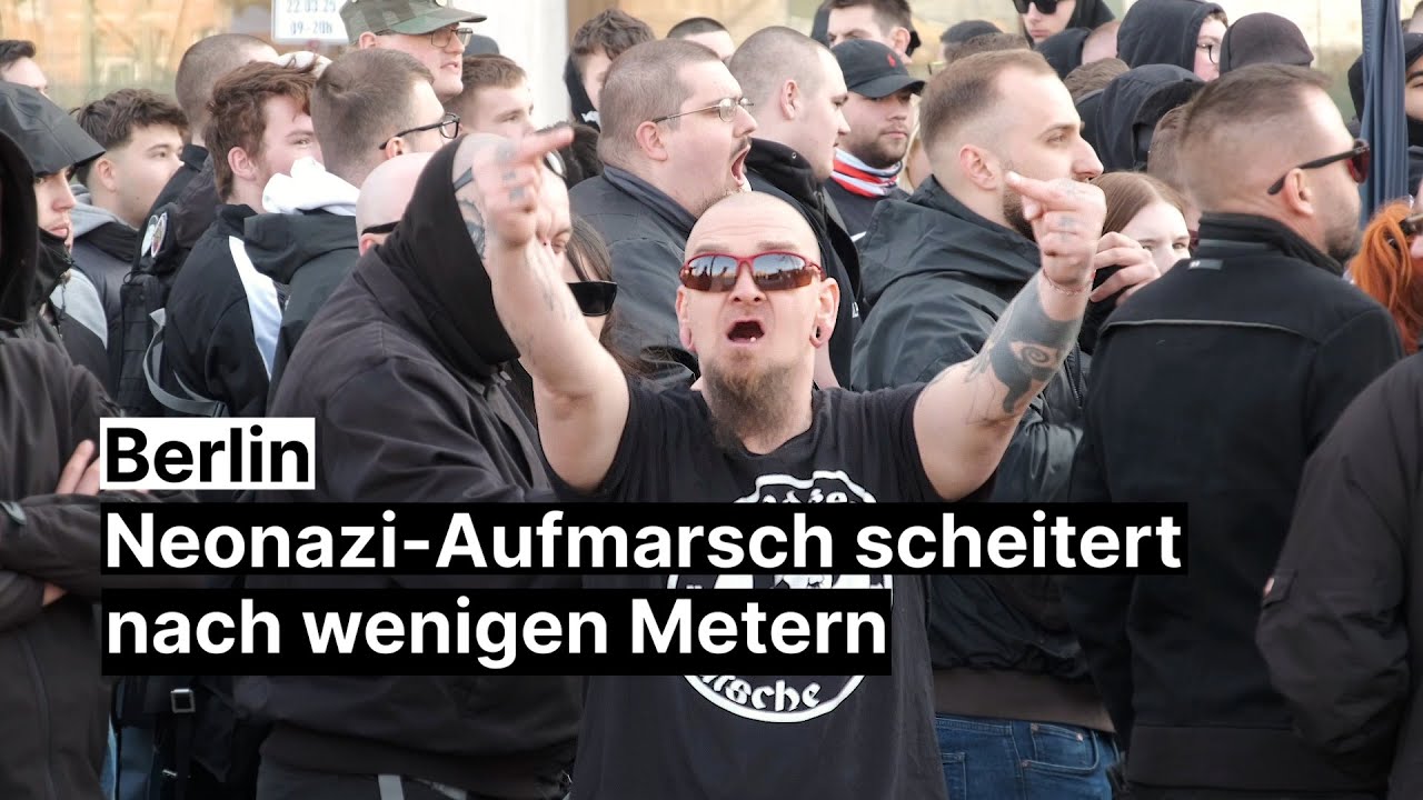 Nach 150 Metern war Schluss: Neonazis scheitern mit Aufmarsch in Berlin-Friedrichshain