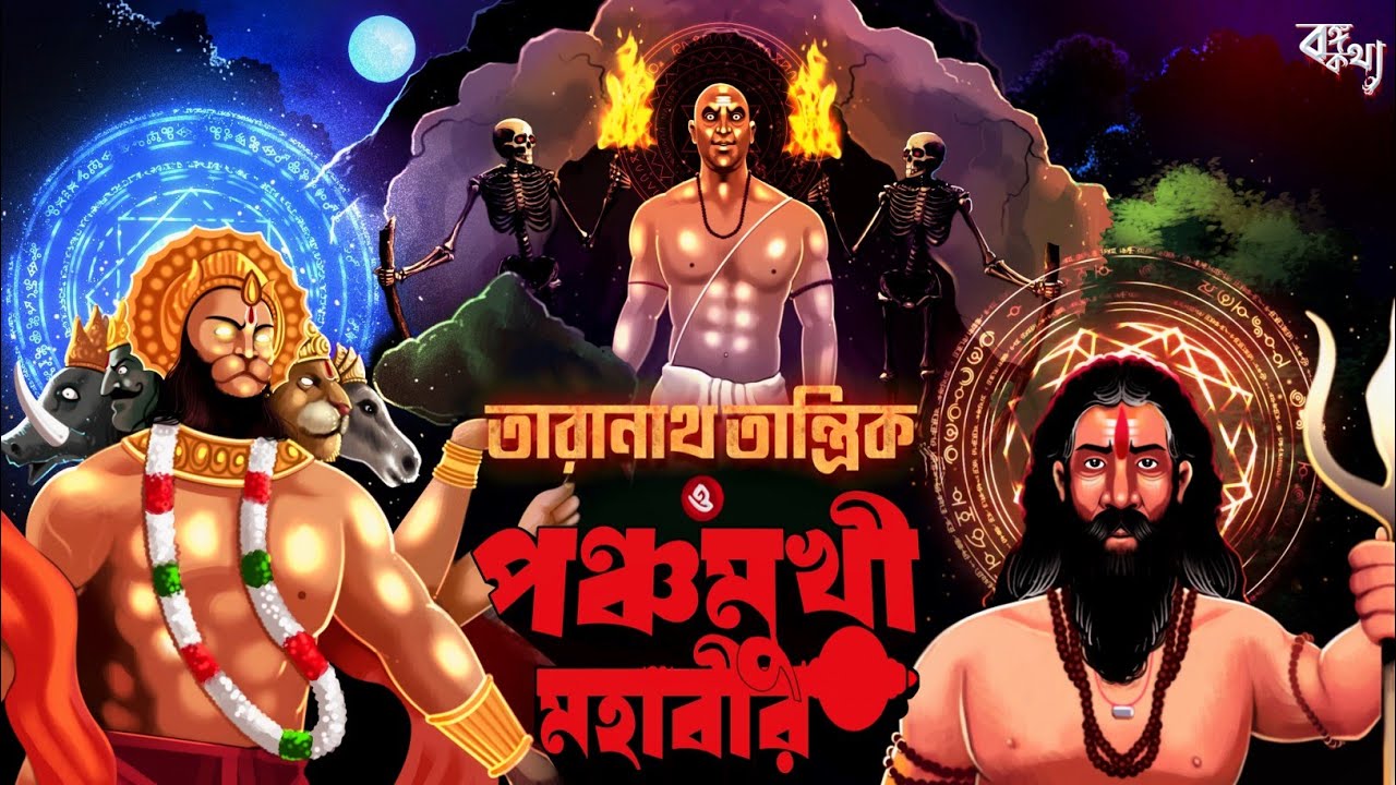তারানাথ তান্ত্রিক ও পঞ্চমুখী মহাবীর | Taranath Tantriker golpo | তারানাথ তান্ত্রিকের গল্প