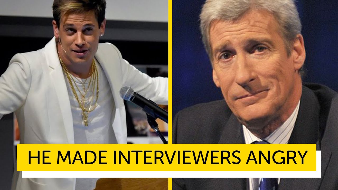 5 Best Moments Milo Yiannapolous Made Interviewers Angry!