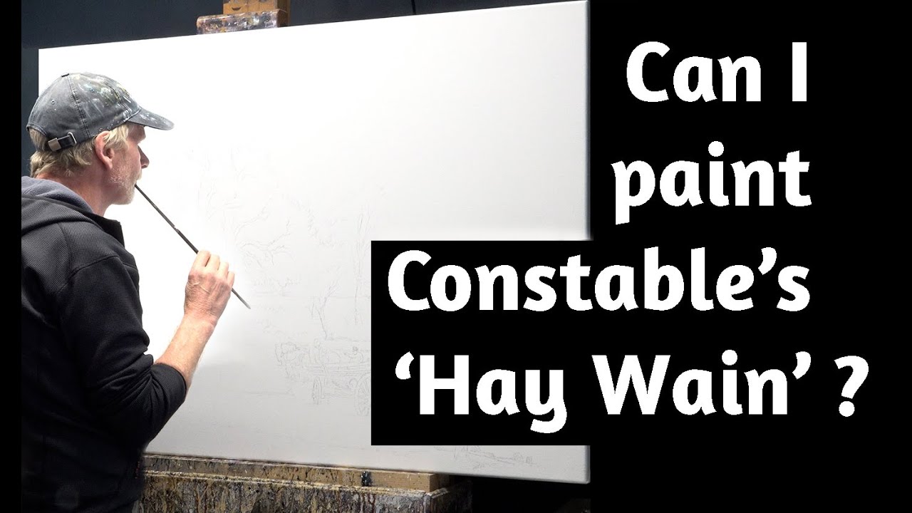 Painting the Hay Wain - A commission to copy Constable's famous painting - the 'Hay Wain'.