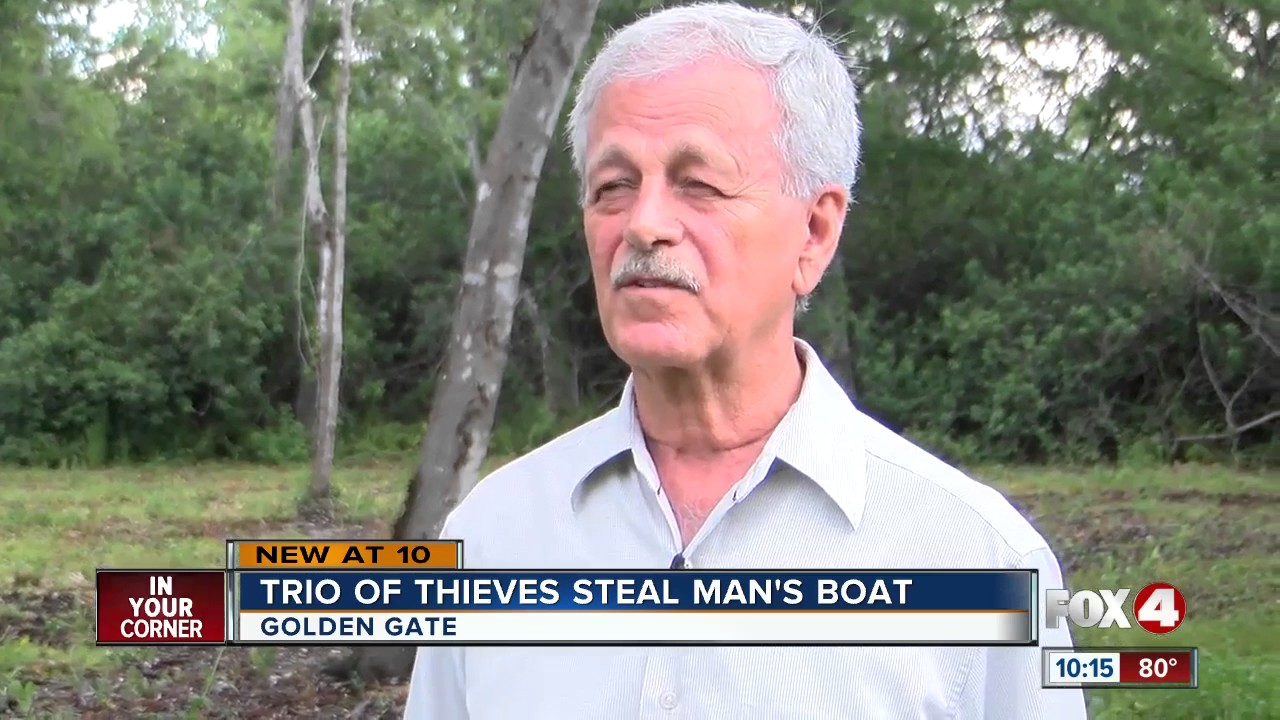 Caught on Camera: Thieves steal man's boat