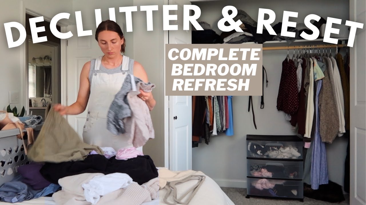 Bedroom Declutter, Reset & Clean With Me
